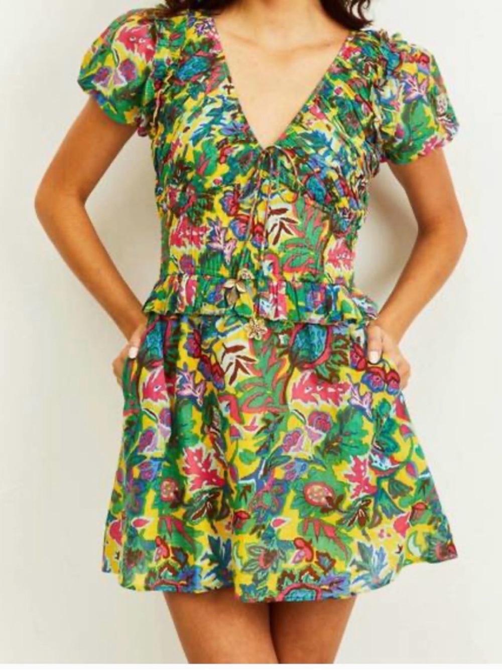 NEW LOVE THE LABEL caroline in petra print M